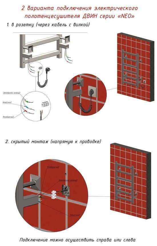 Полотенцесушитель электрический ДВИН L plaza neo 80/50 К диммер квадрат, полированный (4656759179243) — изображение 4