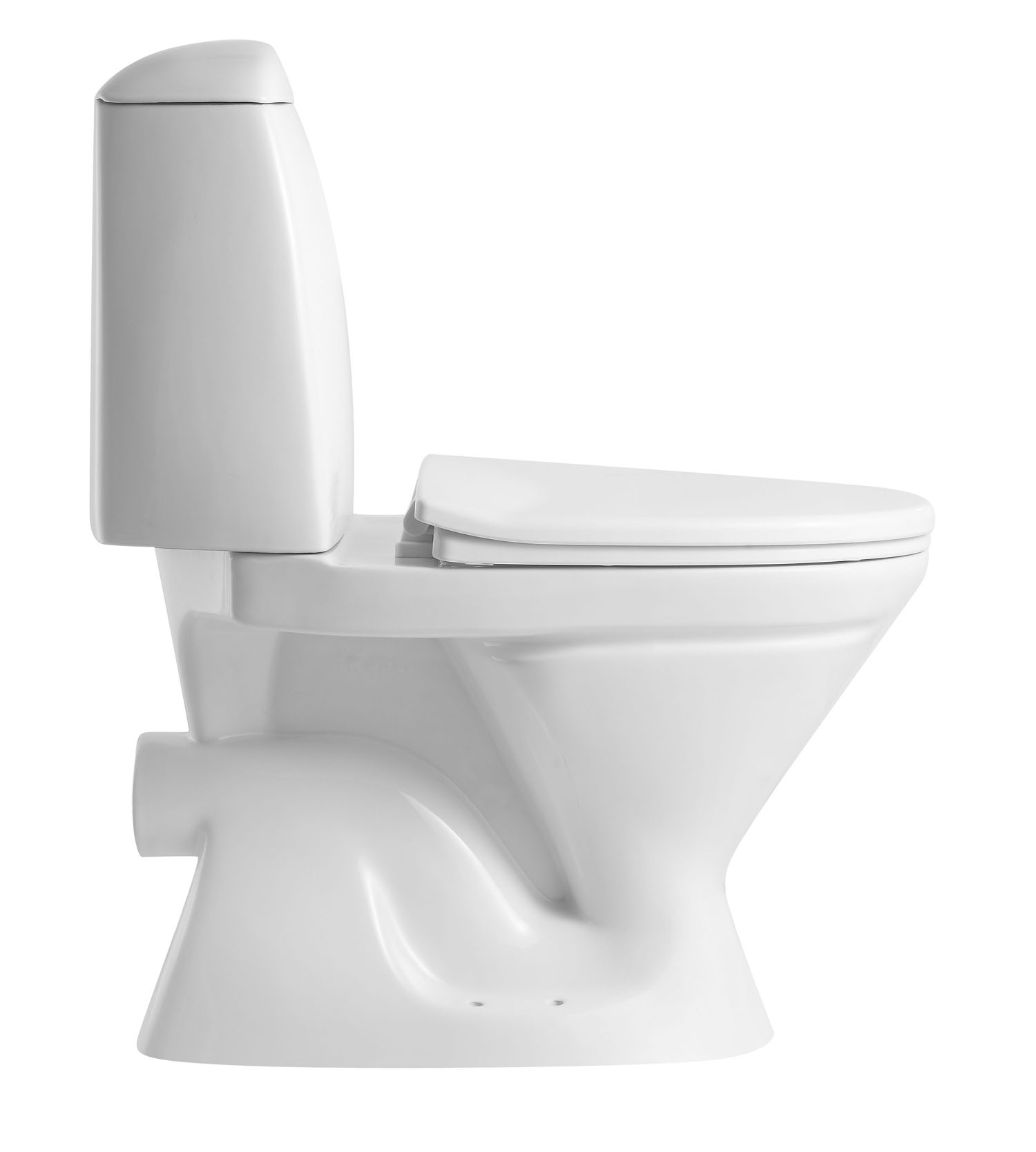 Унитаз-компакт Azario AZ-2037-P 690х345х810 напольный, с быстросъемным сиденьем микролифт, белый (AZ-2037) — изображение 2