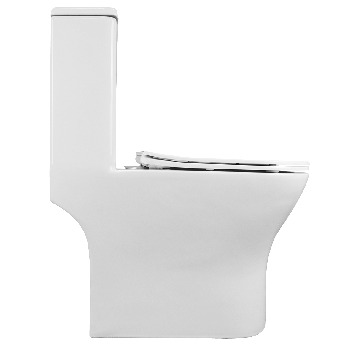 Унитаз-моноблок AZARIO Terni 670x350x760 горизонтальный слив, быстросъемное сиденье микролифт (AZ-8618) — изображение 4