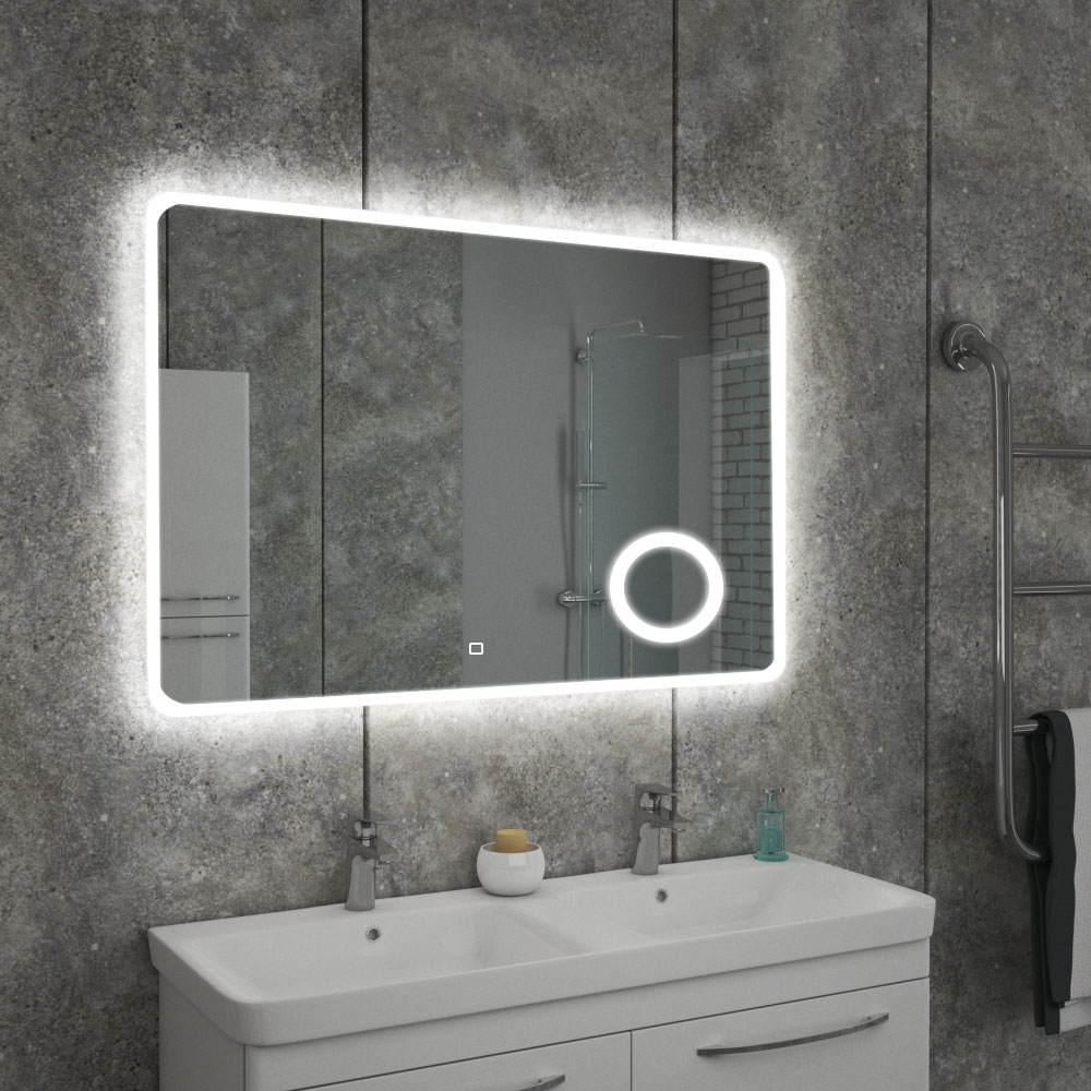 Зеркало AZARIO Эльза 800х550, LED-подсветка с диммером, сенсорный выключатель (ФР-00002156) — изображение 2