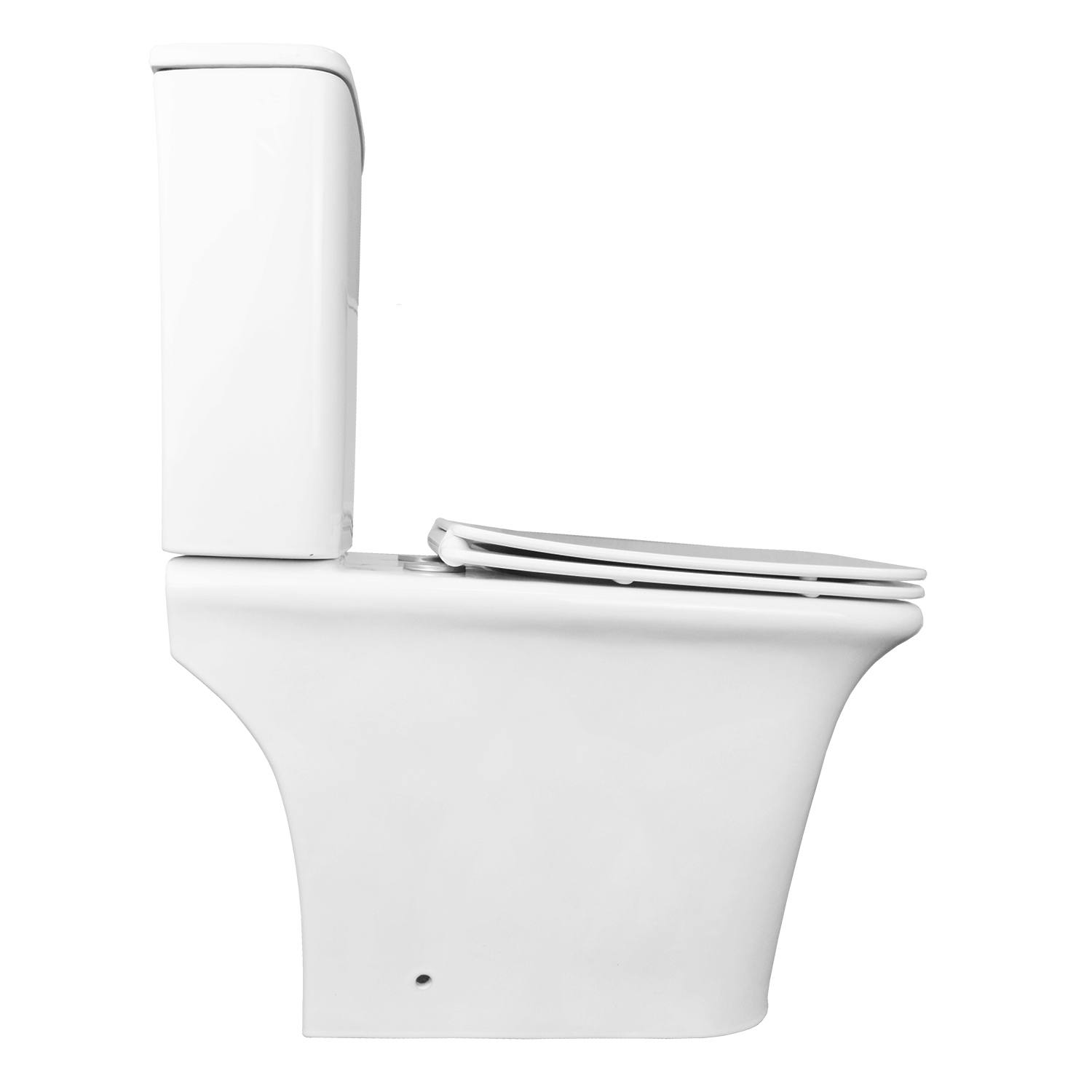 Унитаз-компакт Azario AVERO 660x360х820 напольный, безободковый с бачком и сиденьем микролифт (AZ-3121) — изображение 8