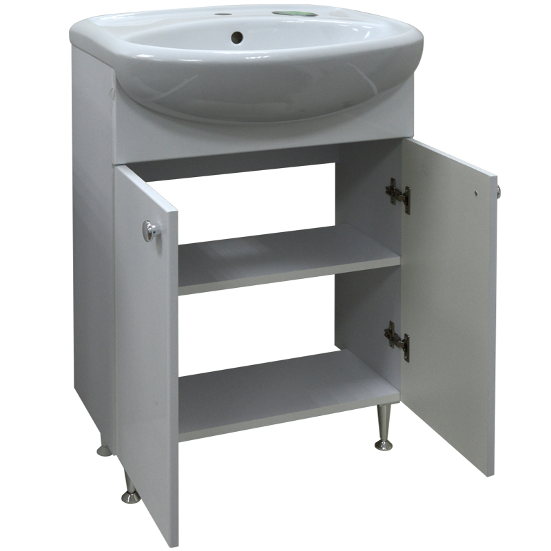 Комплект Тумба Моника New 55 напольная 550х830х300 с раковиной Арго 55 (CS00076239) — изображение 4