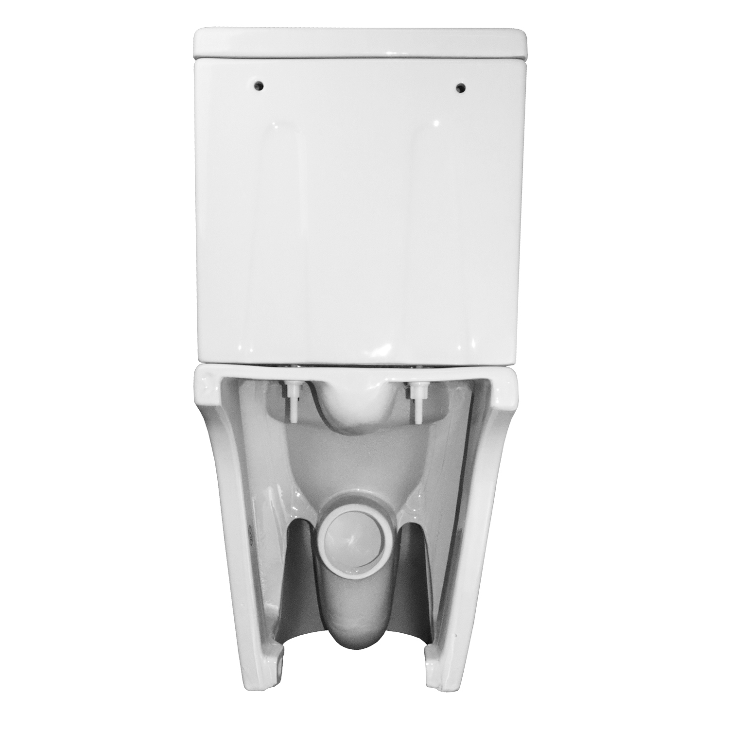 Унитаз-компакт Azario Flin 365х590х790 напольный, безободковый с быстросъемным сиденьем микролифт (AZ-1363C) — изображение 13