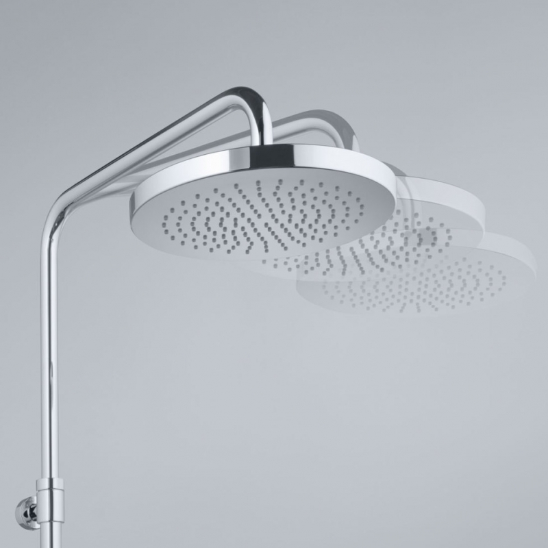 Душевая система KLUDI LOGO DUAL SHOWER SYSTEM для ванны и душа, хром (6808305-00) — изображение 2