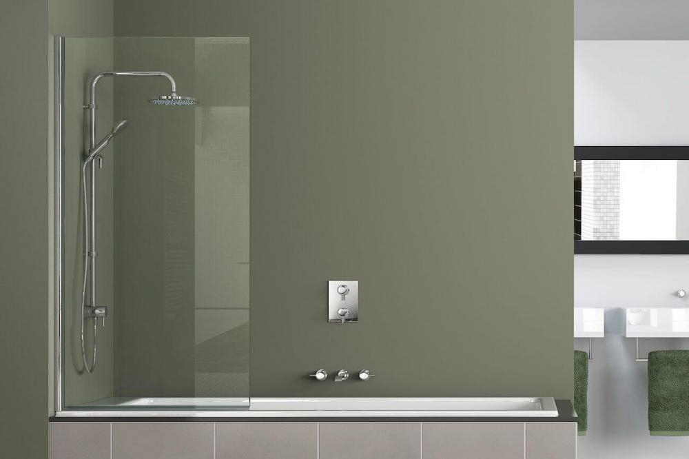 Шторка для ванны Azario Merrit 80х140 цвет профиля серебро (AZ-NF6211-1 800) — изображение 2