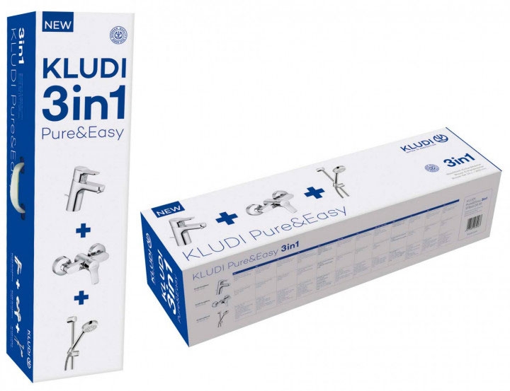 Комплект для душа KLUDI PURE&EASY 3in1, хром (378450565) — изображение 5